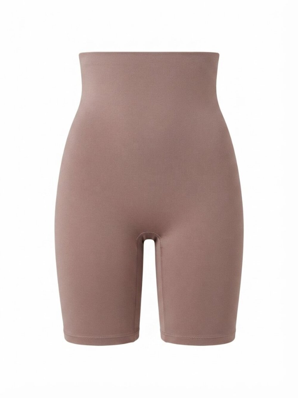 NWT SPANX High Waisted Mid-Thigh Shaping Shorts Size S Cafe Au Lait 10398R